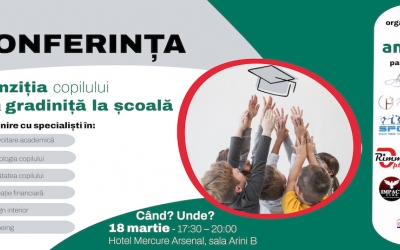 Conferința „Tranziția copilului de la grădiniță la școală”, Sibiu, 18 martie 2025
