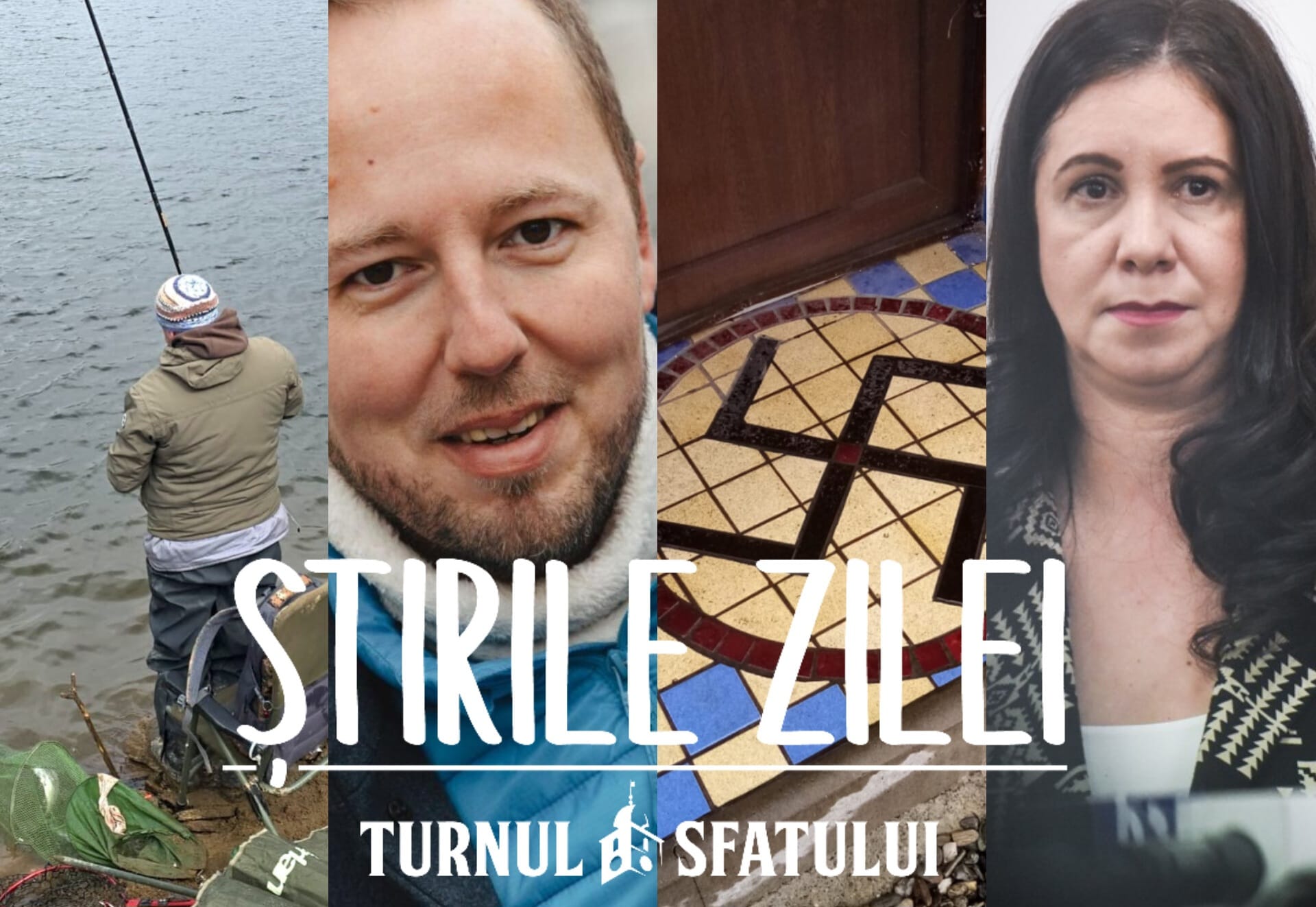 Știrile zilei, 1 aprilie: Pescari amendați cu 8.000 de lei, casă cu zvastică la intrare și sigla SS pe gard, Radu Szekely este noul consilier onorific al Ministrului Educației și Prim-procurorul adjunct al județului Sibiu s-a pensionat
