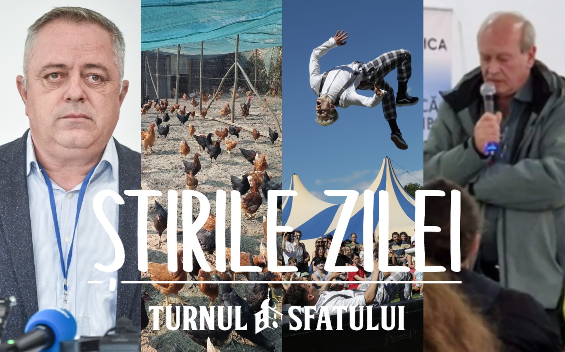Știrile zilei, la Sibiu: Medicul Daniel Chelcea a demisionat din fruntea Spitalului Județean, ce profit fac găinile, FITS 2025 și dezbatere la Boița pentru noua hidrocentrală