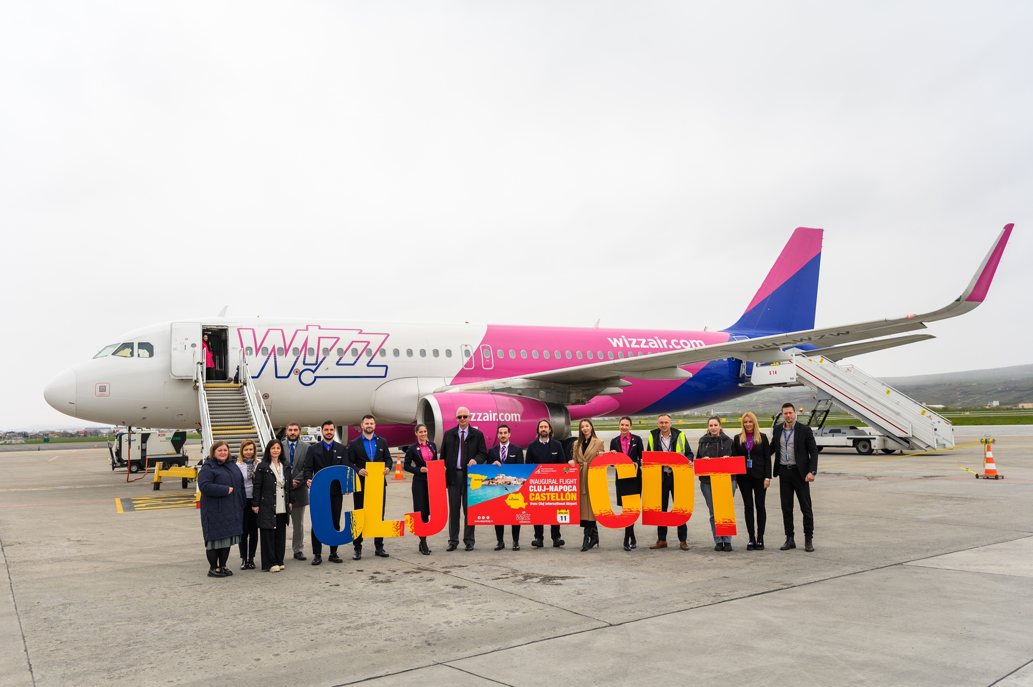 Zbor nou spre Castellon, Spania, de pe aeroportul din Cluj