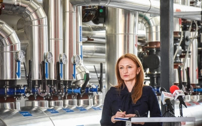 Președinta CJ, Daniela Cîmpean, a inaugurat centrala termică a Spitalului de Psihiatrie din Sibiu. Investiția a depășit 9,8 milioane de lei