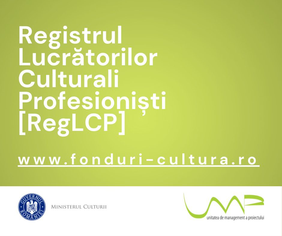 Ministerul Culturii a lansat Registrul lucrătorilor culturali profesioniști