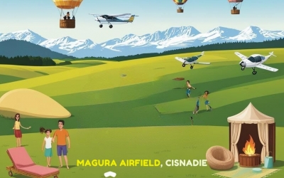 Eveniment cu acces gratuit, de 1 Mai, pe Aerodromul Măgura. „FLY - În Familie”: zboruri de inițiere și ridicări ancorate cu balonul cu aer cald