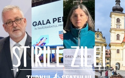 Știrile zilei, la Sibiu: Un sibian, desemnat în Guvernul Federal al Germaniei, CJ nu mai premiază olimpicii, o mamă din Sibiu face greva foamei la Ministerul Educației și ce facem în minivacanța de 1 Mai