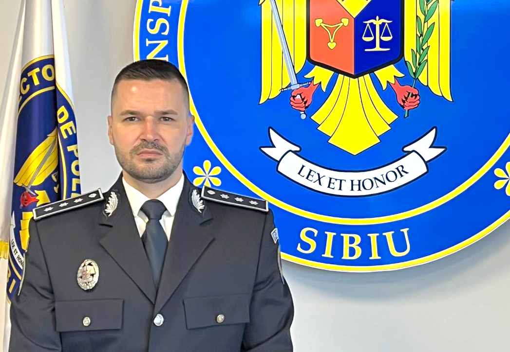 Comisarul-șef Cristian Sorin Stănciulescu este noul adjunct al șefului Poliției Sibiu