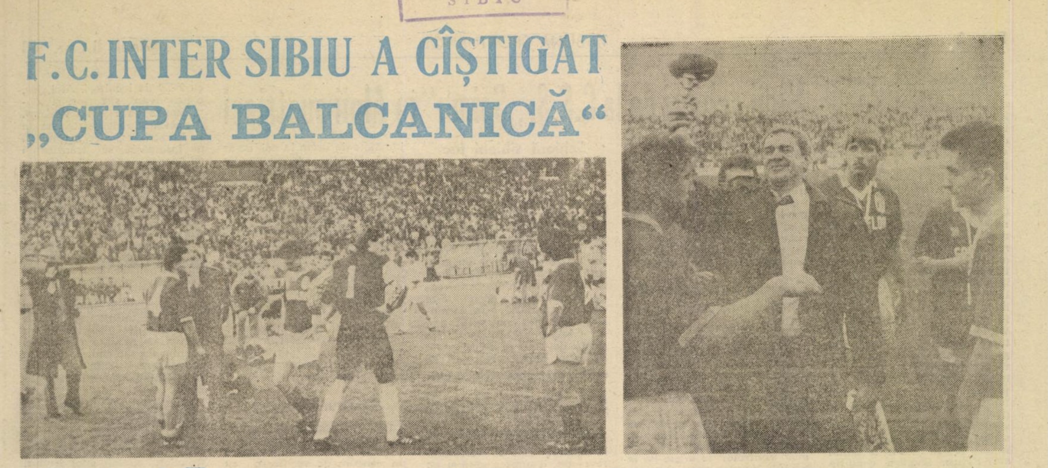 Astăzi se joacă finala Cupei României: Hermannstadt – CFR Cluj. 34 de ani de la ultimul trofeu câștigat de fotbalul sibian