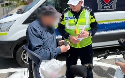Patru bicicliști prinși băuți de polițiștii sibieni. 66 de pietoni și 67 de bicicliști au fost amendați în ultimele două zile