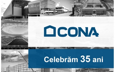 CON-A aniversează 35 de ani de activitate în construcții