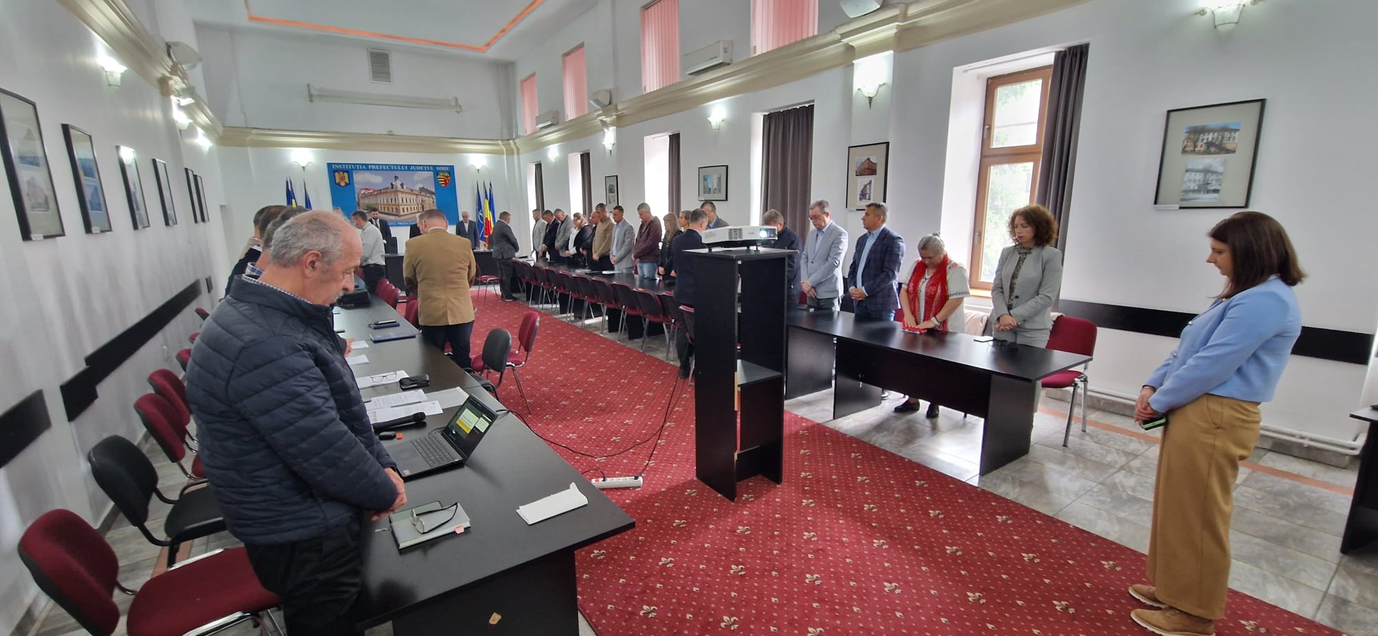 Moment de reculegere la Prefectură, în memoria lui Alexandru Stănilă. Alexander Wolf, noul șef interimar al ITM Sibiu