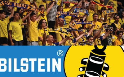 CSU Sibiu are un nou partener strategic: Bilstein. ”Galben-albastru nu sunt doar culorile CSU Sibiu, ci și ale brandului Bilstein”