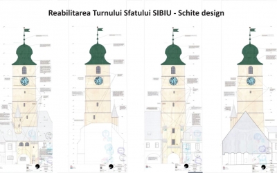 ADR Centru: Primăria Sibiu a primit finanțarea nerambursabilă de peste 15 milioane de lei pentru a restaura Turnul Sfatului