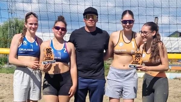 Patru voleibaliste de la ACS Champions Sibiu, în lotul național U18 de volei pe plajă. Vor reprezenta țara la Campionatul Balcanic