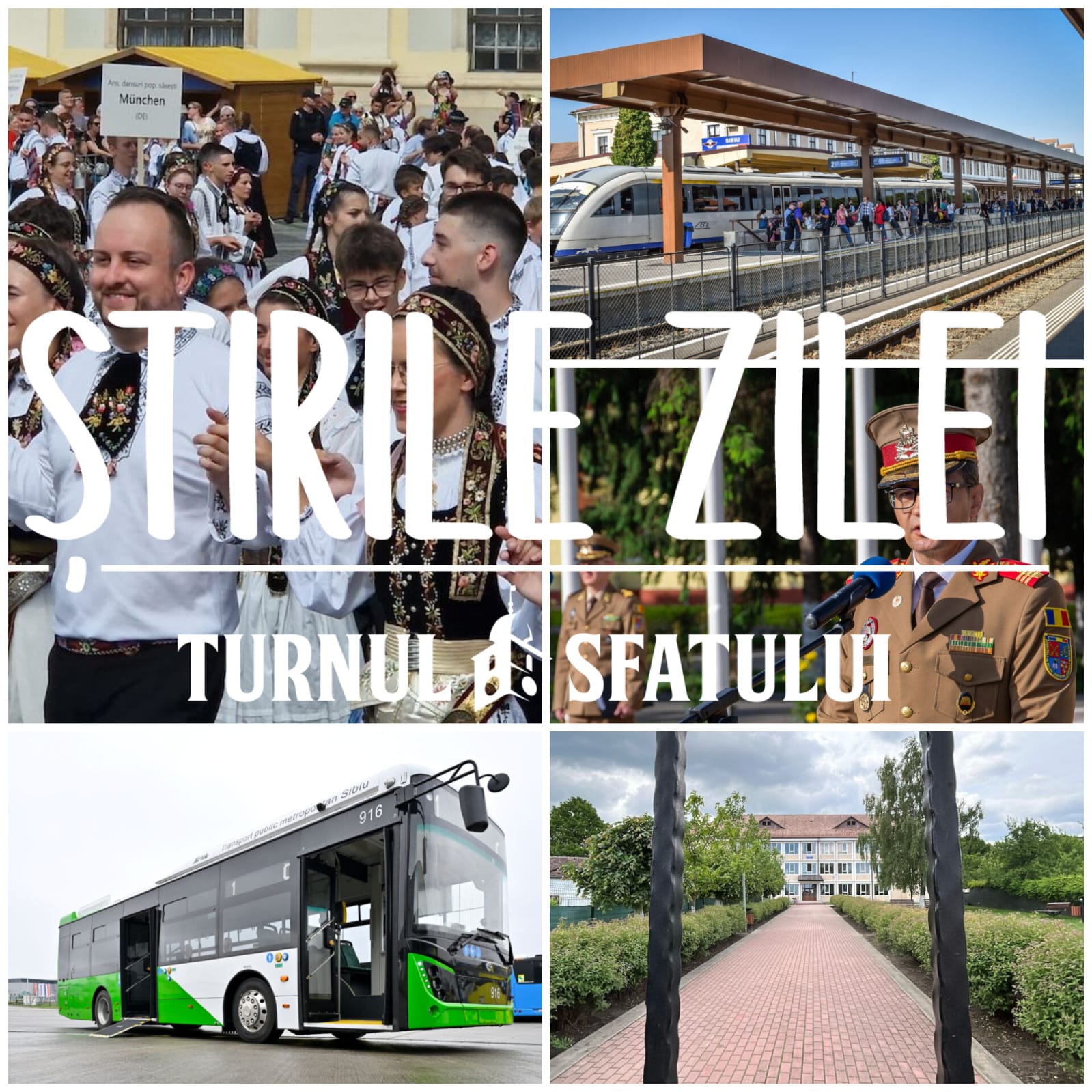 Știrile zilei de luni, de la Sibiu