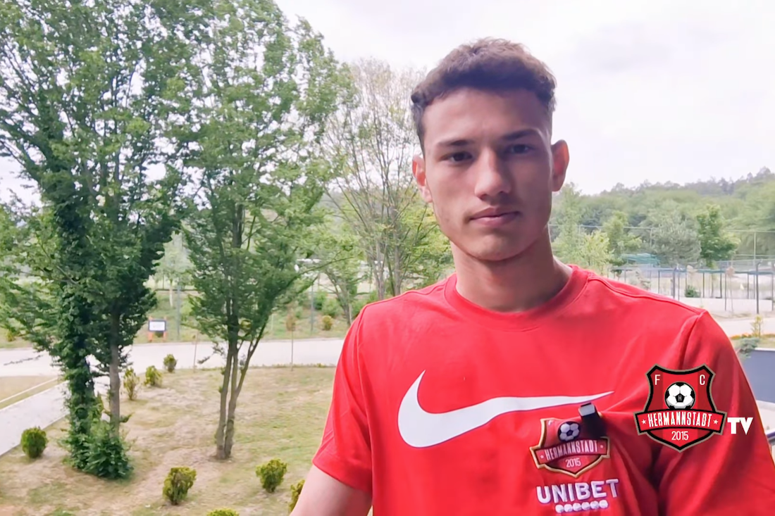 FC Hermannstadt anunță că a semnat un contract pe 3 ani cu un jucător venit din Liga a 2-a. Luca Stancu: „Sper să joc cât mai mult”