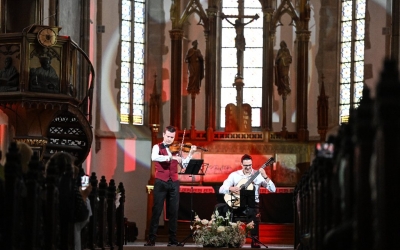 FITS 2025 s-a deschis oficial cu concertul „Rapsodiile”, parte din turneul Internațional Stradivarius, la Catedrala Luterană Evanghelică ,,Sf. Maria” 