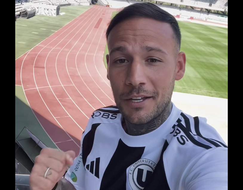 Italianul Alessandro Murgia a plecat de la FC Hermannstadt la U Cluj