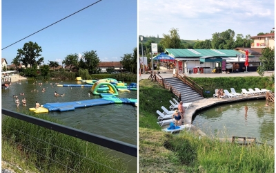 Primul weekend de baie la Ocna Sibiului și Lacul lui Binder. „Foarte fain, dar...” La Ocna oamenii se plâng de intrarea în apă, la Binder că nu au de unde să cumpere ceva