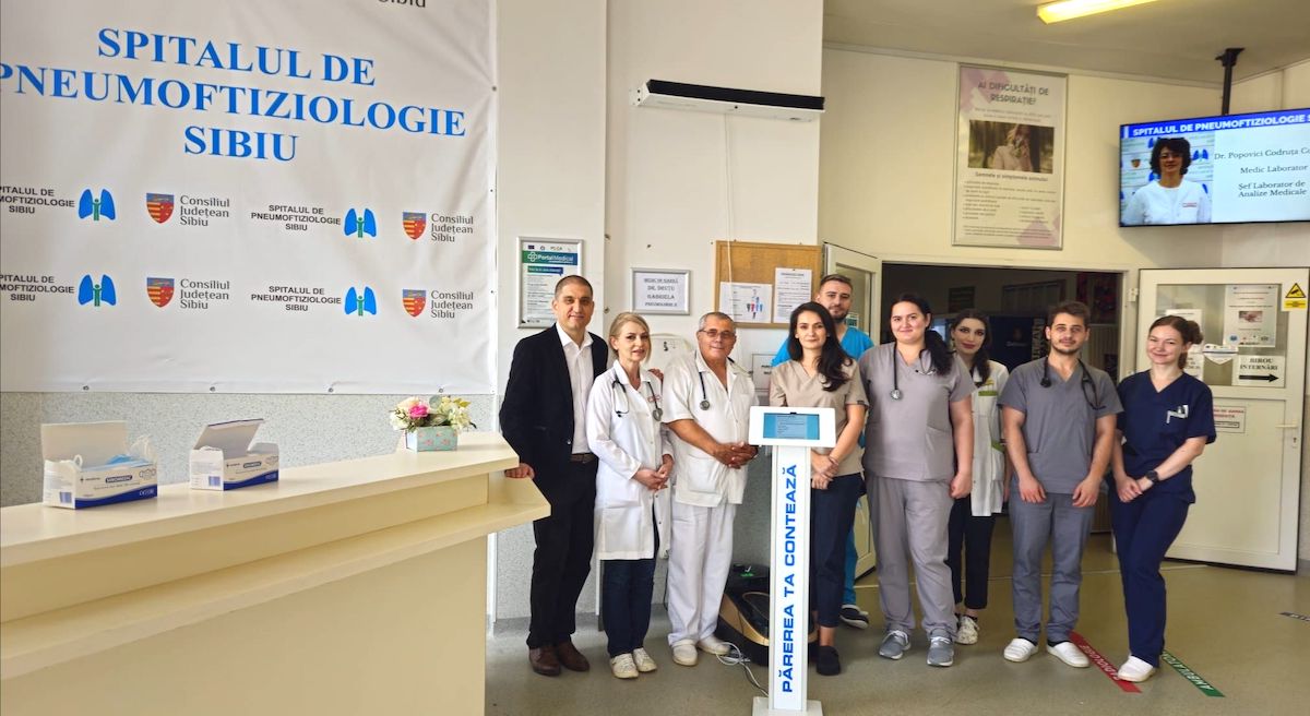 Spitalul TBC Sibiu introduce un sistem electronic de evaluare a serviciilor: „Vrem cât mai multe păreri și sugestii”