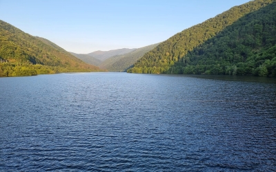 Cod galben de inundații pe Cibin. Lacul de acumulare de la Gura Râului este 90% plin