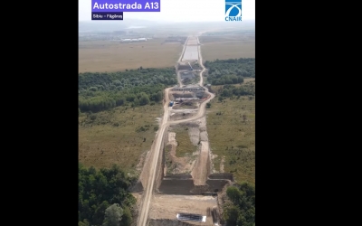 Progres „semnificativ” de 5% pe lotul 2 al Autostrăzii Sibiu - Făgăraș, între Avrig și Arpașu de Jos. Sunt mobilizați 300 de muncitori și aproximativ 125 de utilaje