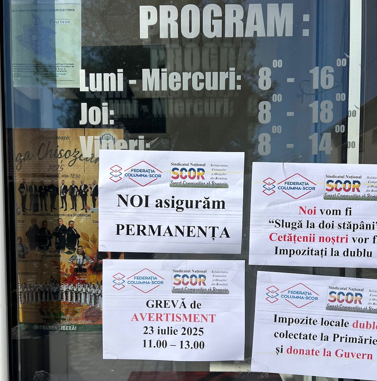 Grevă de avertisment la Primăria Sibiu și alte cel puțin 19 primării din județ