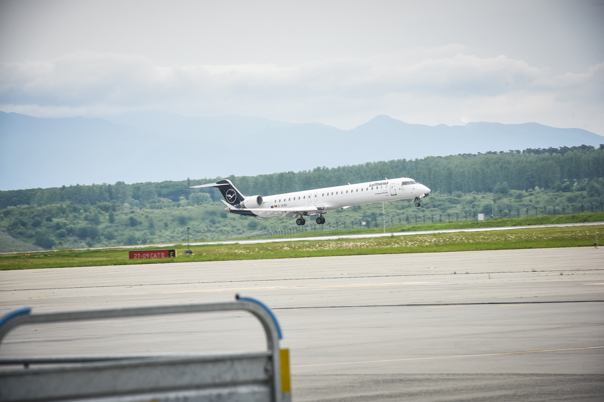 Topul destinațiilor de pe Aeroportul din Sibiu: singura rută a celor de la Lufthansa, cea către München, e pe primul loc. Urmează Londra și Memmingem