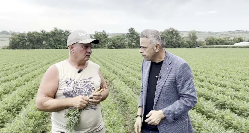 Ferma de morcovi de lângă Sibiu, care l-a impresionat pe ministrul Agriculturii: Se face o producție foarte bună dacă te ocupi și pui suflet