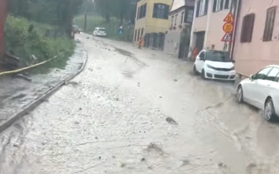 Pericol de inundații în județul Sibiu: Mesaj RO-Alert transmis în 11 localități sibiene