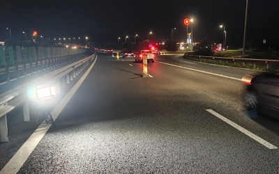 Controale pe A1: Cu 1.21 alcoolemie sau cu viteză de 184 km/h. Peste 100 de amenzi, în două zile