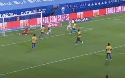 VIDEO Ianis Stoica, debut cu gol în Portugalia. A jucat 25 de minute și a atins mingea de 11 ori