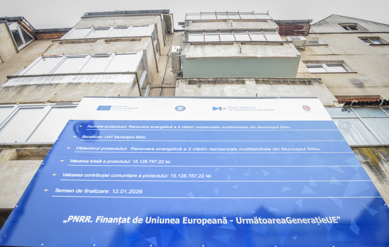 Nouă localități din Sibiu primesc peste 5 milioane de lei pentru renovarea energetică a clădirilor și soluții verzi și digitale