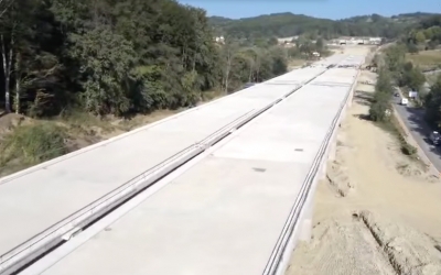 Lotul 4 al autostrăzii Sibiu-Pitești a ajuns la 77%: Lucrări intense peste vară