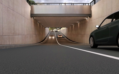 Pasajul rutier subteran de la intersecția străzilor Milea, Rahovei și Semaforului nu este abandonat, așteaptă vremuri mai bune – anunță primăria
