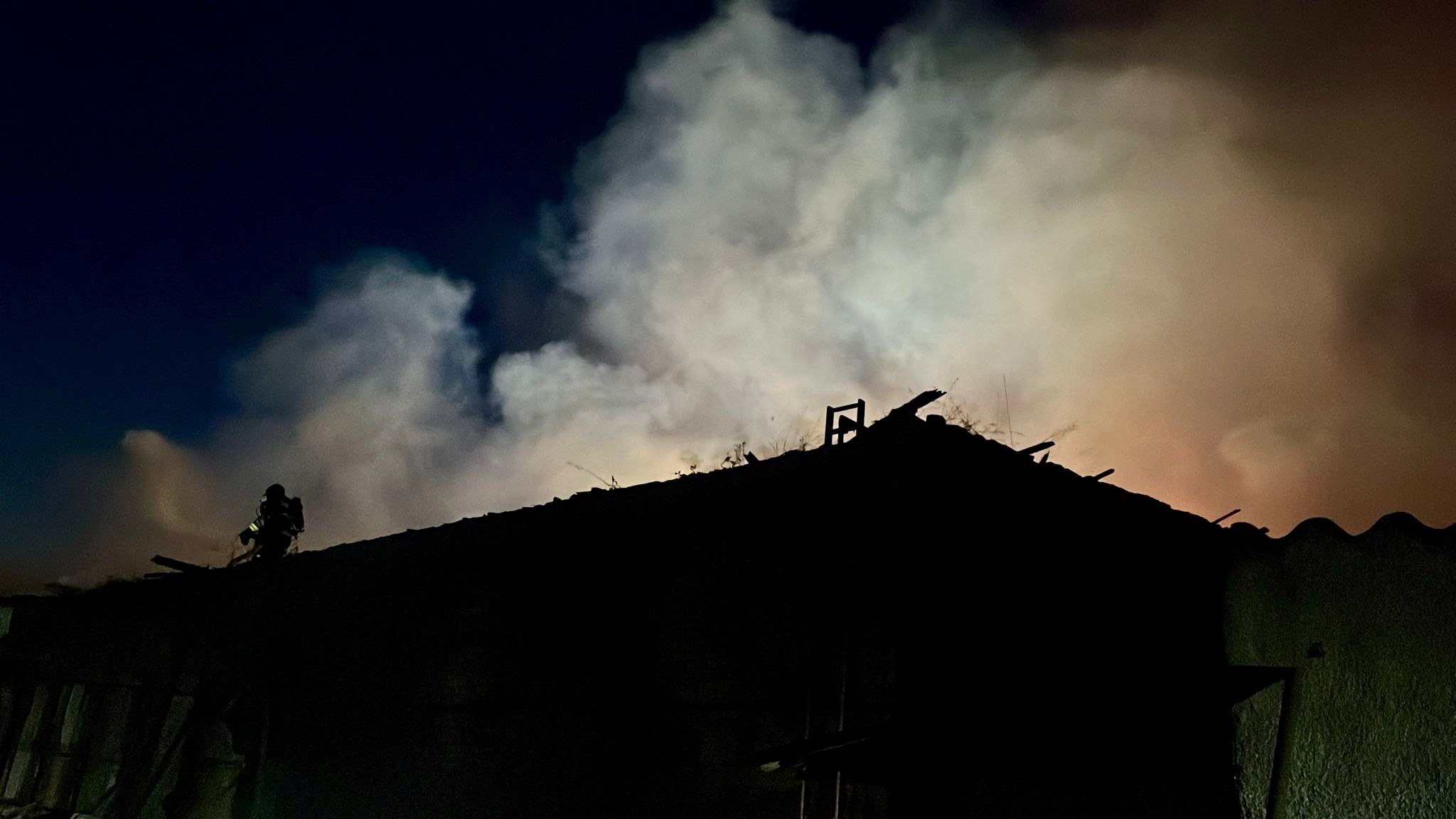 Incendiu în Cisnădioara, izbucnit la o cabană