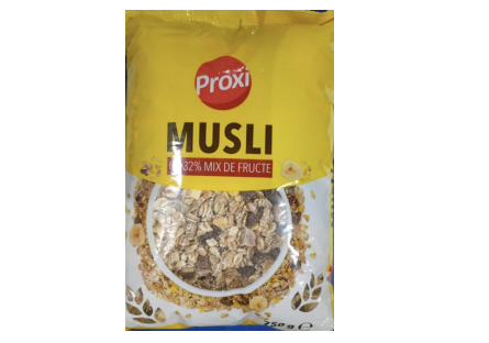 Profi retrage din magazine produsul Proxi Musli cu fructe, din cauza depășirii nivelului maxim admis de Deoxinivalenol, o micotoxină