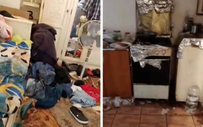 O familie a închiriat o garsonieră din centrul Sibiului unui om nevoiaș, apoi l-a găsit mort și apartamentul devastat: „E groaznic să ajungi nedorit de nimeni”