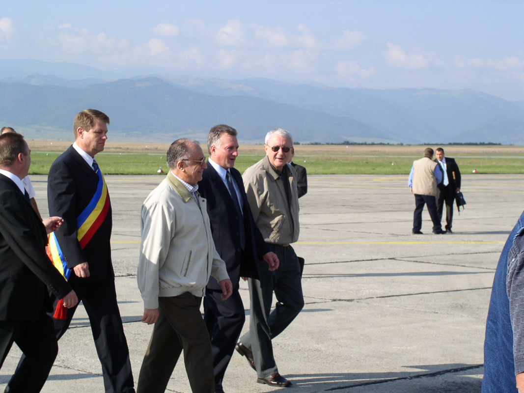 Ion iliescu si Klaus Iohannis Sibiu