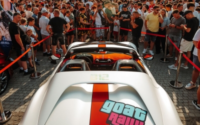 Peste 25 de Lamborghini, Ferrari, McLaren și alte mașini deosebite, luni în Piața Mare. Start în GOAT Rally 2025