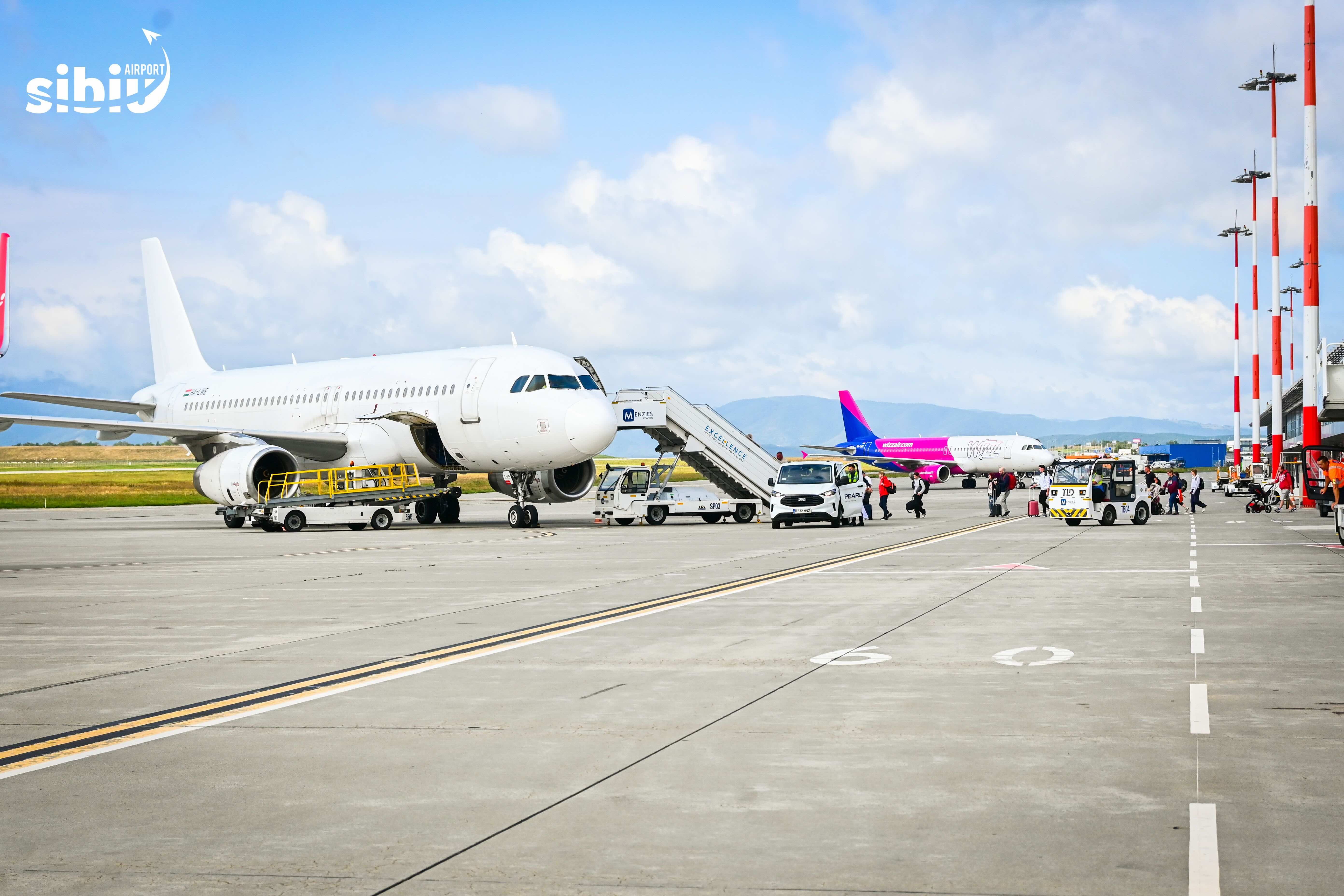 Aeroportul Sibiu anunță un moment istoric: Peste 100.000 de pasageri într-o singură lună