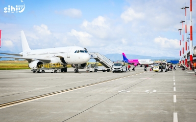 Aeroportul Sibiu anunță un moment istoric: Peste 100.000 de pasageri într-o singură lună