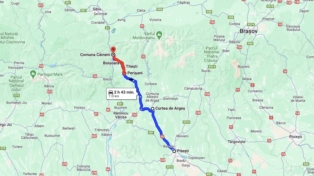 Restricții de circulație pe DJ 703 H, drumul paralel cu Valea Oltului.  „Măsurile sunt necesare pentru desfășurarea lucrărilor”