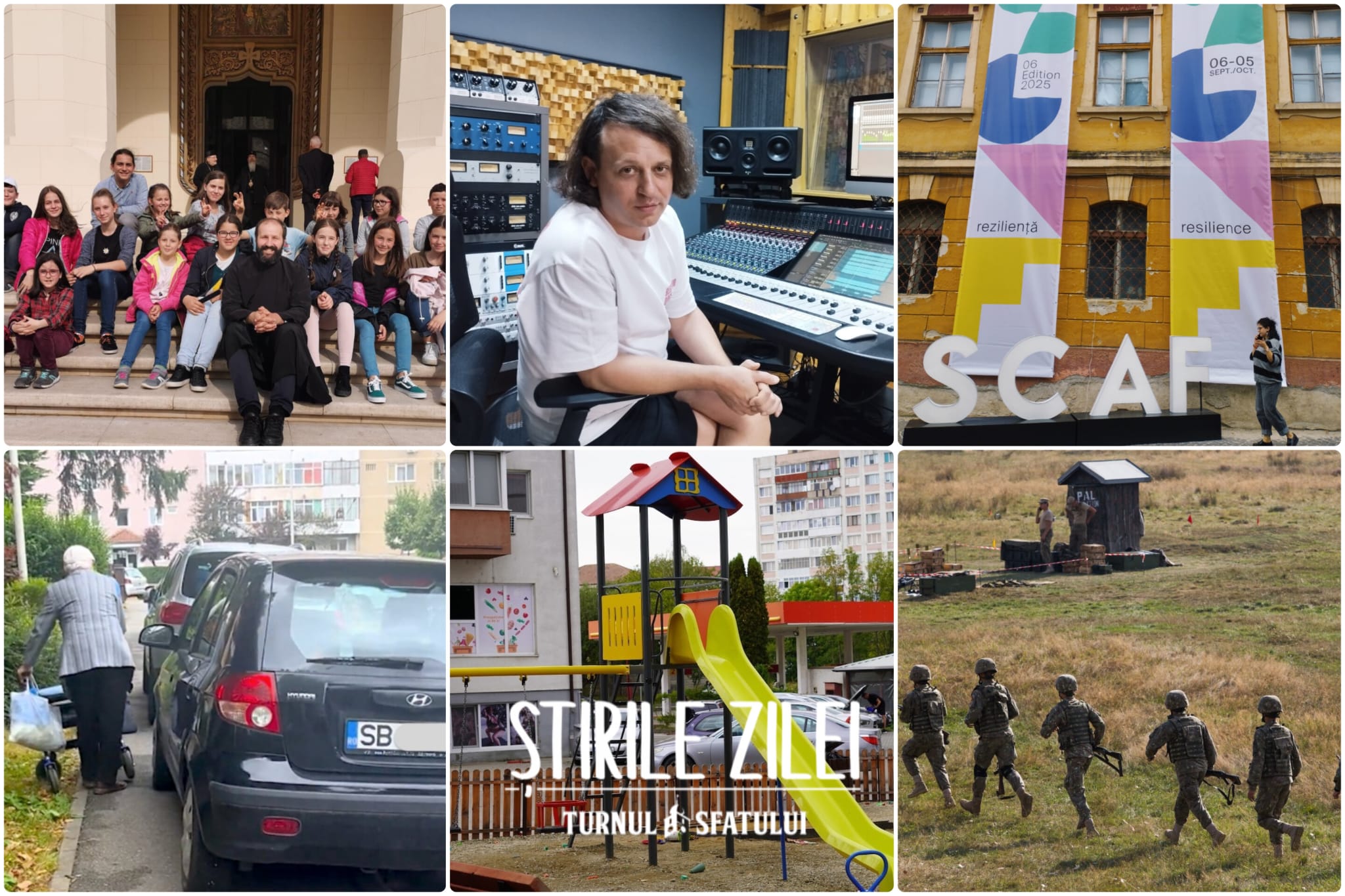 Știrile zilei - 11 septembrie: Exercițiu de mobilizare * Străzi și parcări închise pentru filmări * Artă contemporană sau grătar în Ursuline * Mașinile blochează trotuarele