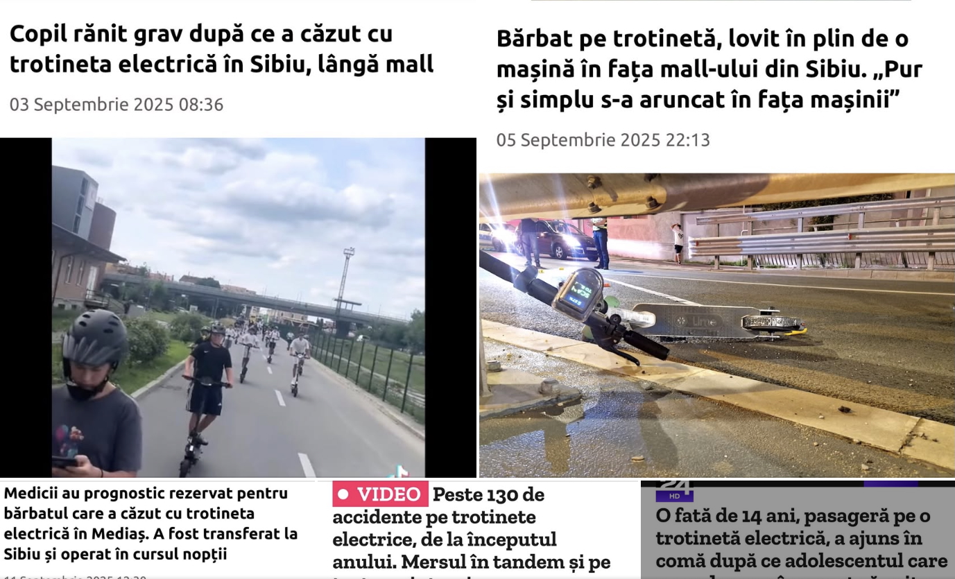 Consilierul local Adrian Bibu vorbește despre interzicerea trotinetelor în Sibiu: Aceste lucruri trebuie să înceteze