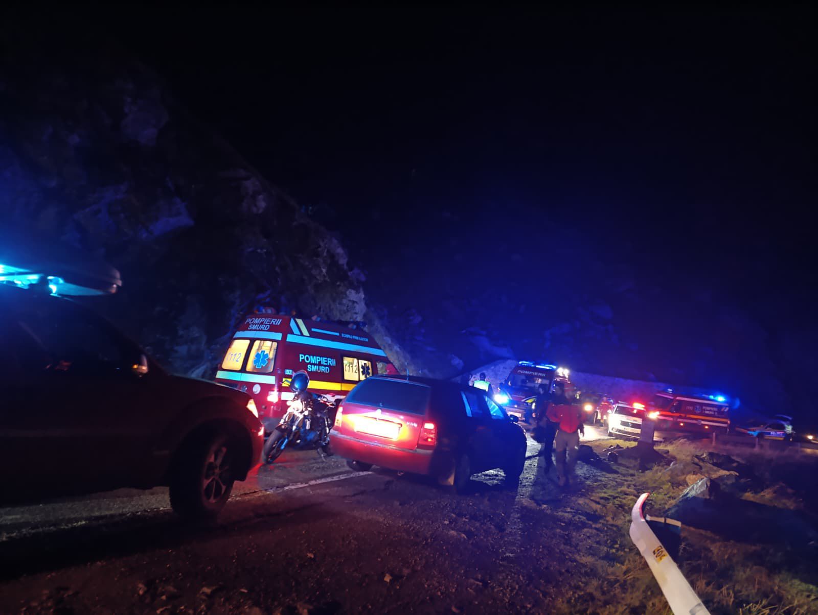 Accident pe Transfăgărășan, la Bâlea Lac: Un motociclist a ajuns la spital