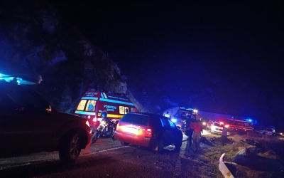 Accident pe Transfăgărășan, la Bâlea Lac: Un motociclist a ajuns la spital
