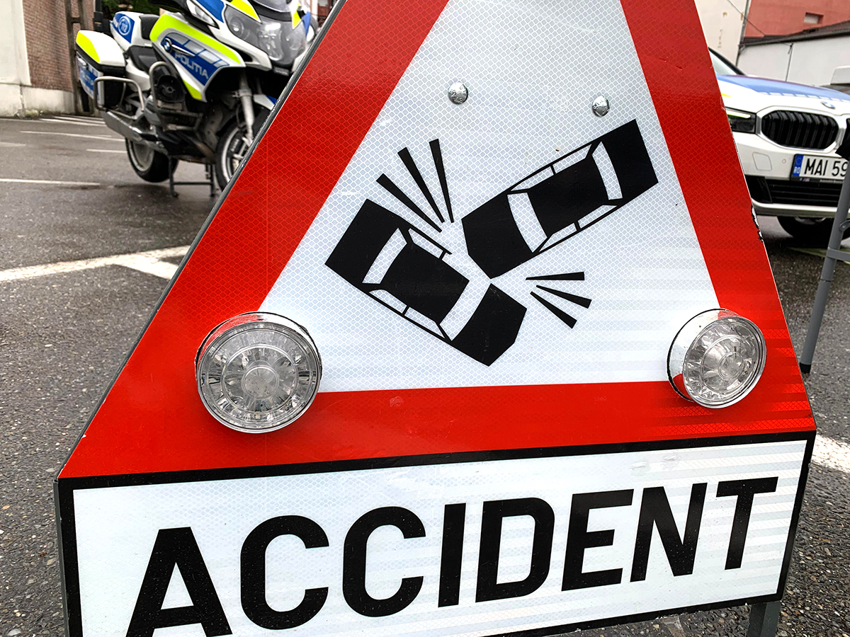 Actualizare. Accident pe A1, între Boița și Tălmaciu, pe sensul spre Sibiu