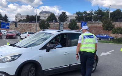 „Nu a fost greu, a fost exagerat de greu”. Șoferii sibieni au testat cum e să conduci sub influența alcoolului, în parcarea Teatrului Național Radu Stanca