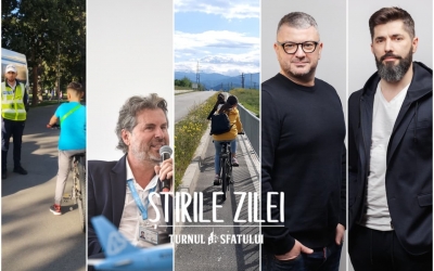 Știrile zilei - 18 septembrie: Noi marcaje pe Calea Dumbrăvii * Fetiță rănită la o creșă privată * Pistă de biciclete, peste autostradă * Concerte rock în interior * Copii pe trotinete, amendați
