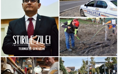 Știrile zilei: înjurăturile fostului prefect când băga firma soției la înaintare, petiție pentru interzicerea trotinetelor electrice, Potra prins când fugea înspre Rusia, minicircuit de Formula 1 la Avrig