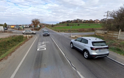 Semafor propus pe DN14, la intersecția cu Viile Sibiului. Drumarii: „Dacă vor să facă, se poate”
